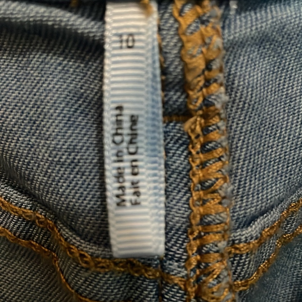 Tribal Jeans size 10 BROOKE high rise hugging wide full length 31” NWT - Picture 9 of 10